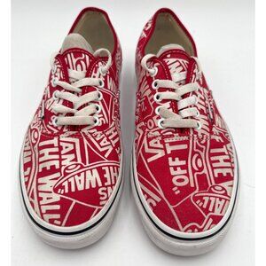 VANS Men’s Doheny OTW Repeat R&W Logo Print Skateboard Shoes Sneakers Size 10
